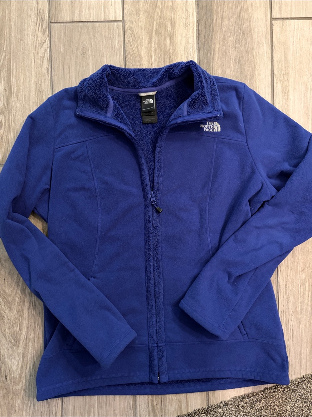 The North Face Women's Full-Zip Teddy Fleece Jacket - Royal Blue